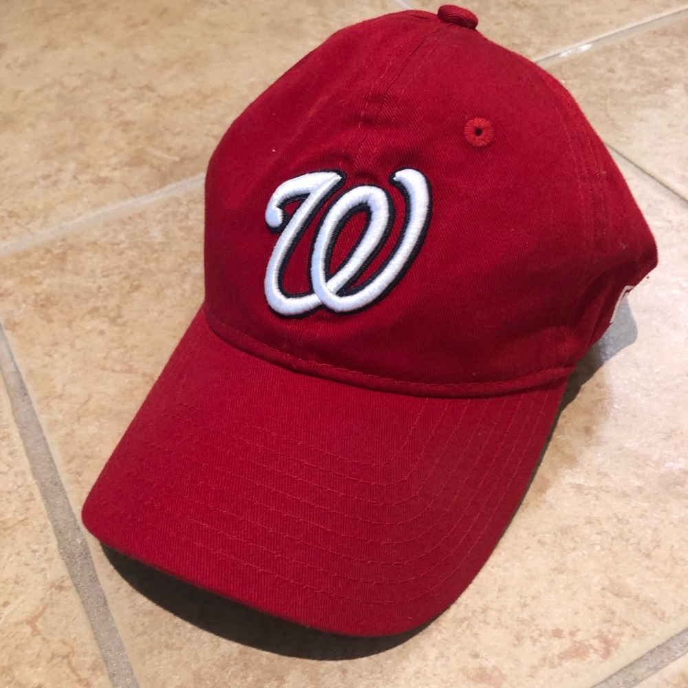 New red Washington Nationals baseball hat